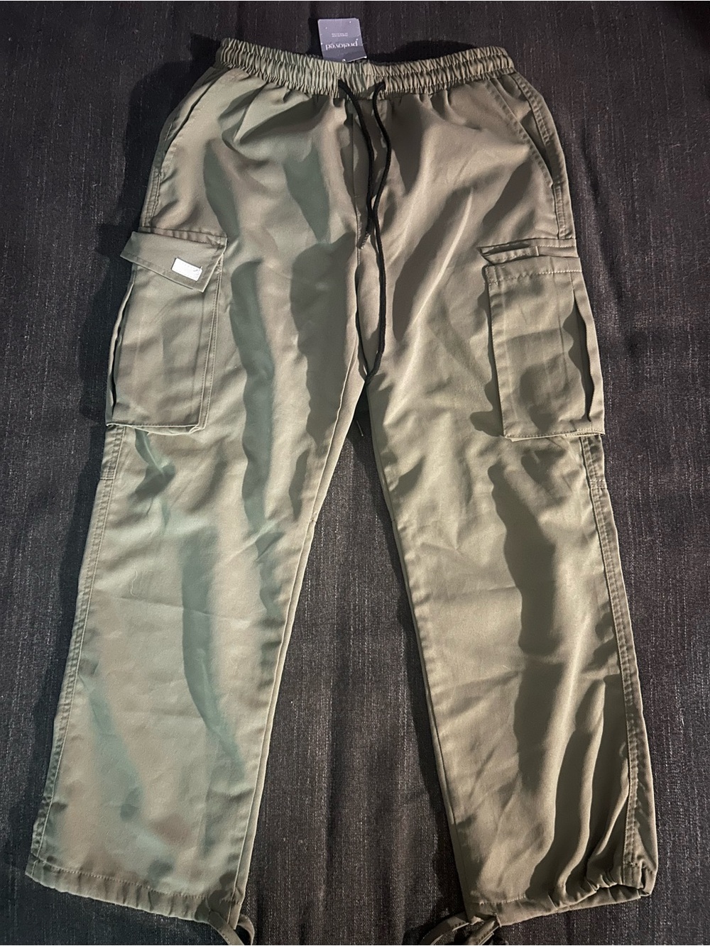 Shein Olive Green Utility Cargo Pants Size Small